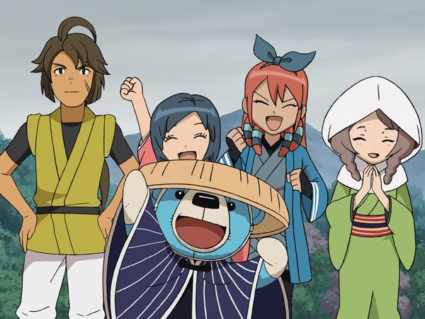 Inazuma Eleven Go Chrono Stone - Bataille contre la bande du Cerf Blanc