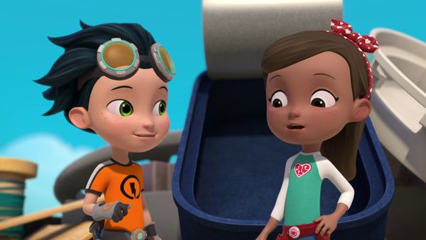 Rusty Rivets LT - Viaje a un mundo pequeño/ Liam es ave-raptado