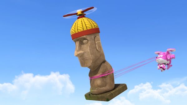 Super Wings - Moai Fly By / Tractor Triumph