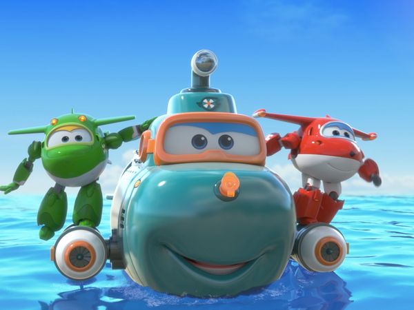 Super Wings - Balloon Train / Dolphin Dilemma
