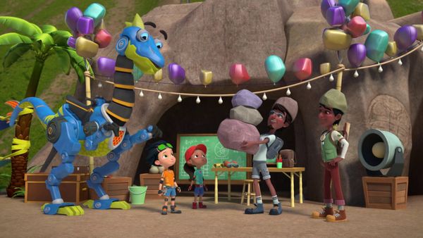 Rusty Rivets - A confusão com o triceratops / O problema com o pingente