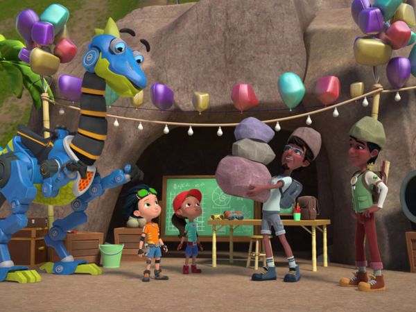 Rusty Rivets - A confusão com o triceratops / O problema com o pingente