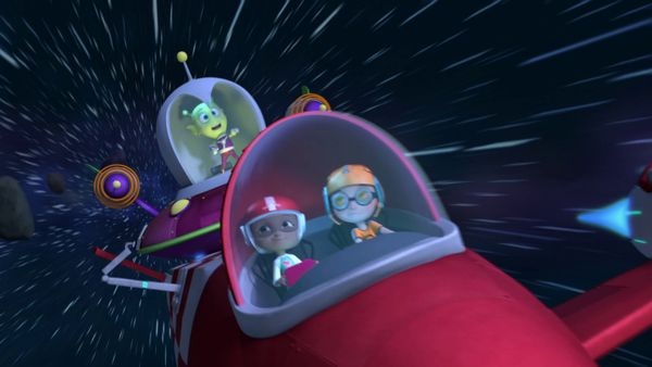 Rusty Rivets - Super Rusty contra o Super Robô Vilão / Rusty no espaço