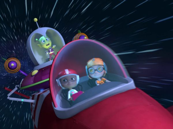 Rusty Rivets - Super Rusty contra o Super Robô Vilão / Rusty no espaço