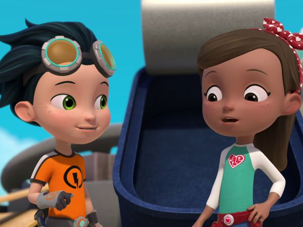 Rusty Rivets - Encolheram o Rusty / Liam e a mamãe pássaro