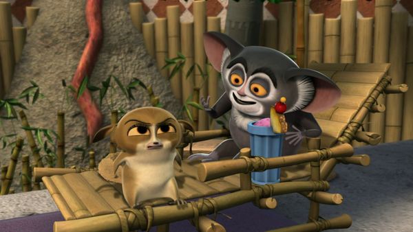 Os Pinguins de Madagascar - Troca de mentes / Lêmure vê, lêmure faz