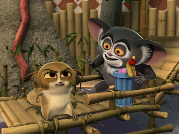 Os Pinguins de Madagascar - Troca de mentes / Lêmure vê, lêmure faz