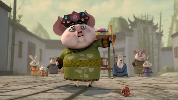 Kung Fu Panda: Lendas do Dragão Guerreiro - A princesa e o Po