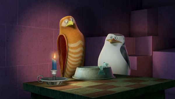 Os Pinguins de Madagascar - Cabeça de cobra / O falcão e a fraude