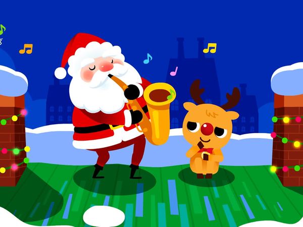 Pinkfong Songs For Children - Santa Comes Down Chimneys