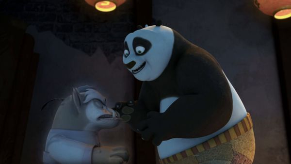 Kung Fu Panda: Lendas do Dragão Guerreiro - E Po gritou: fantasma!