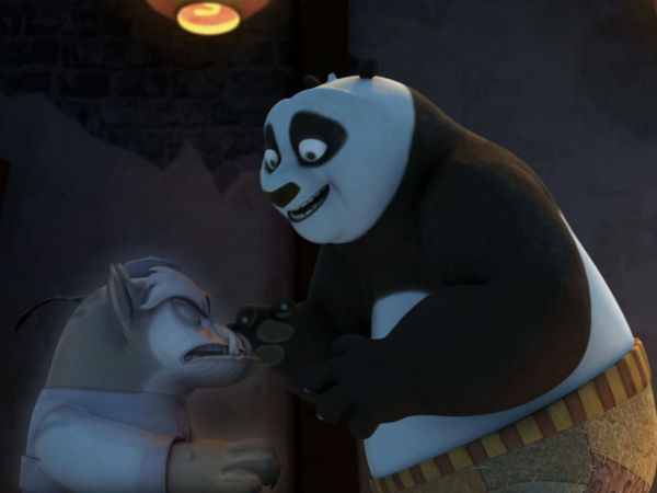 Kung Fu Panda: Lendas do Dragão Guerreiro - E Po gritou: fantasma!