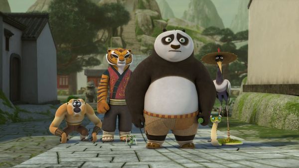 Kung Fu Panda: Lendas do Dragão Guerreiro - O treino dos crocodilos
