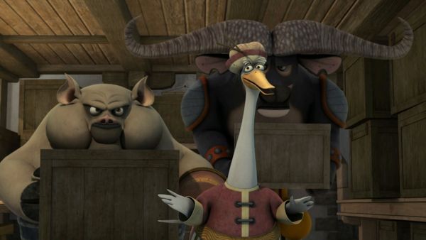 Kung Fu Panda: Lendas do Dragão Guerreiro - O poderoso gansão