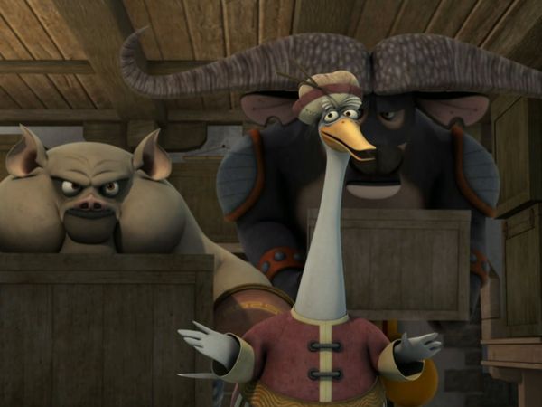 Kung Fu Panda: Lendas do Dragão Guerreiro - O poderoso gansão
