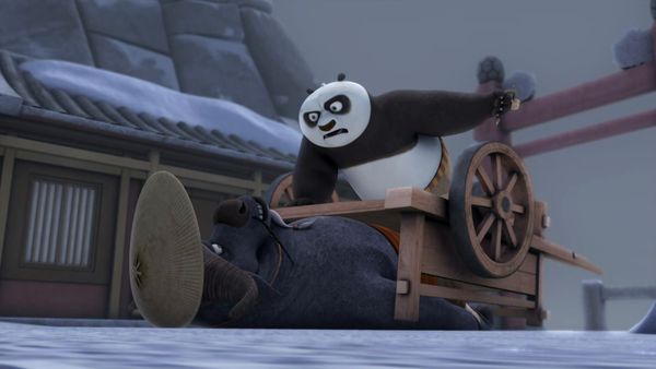Kung Fu Panda: Lendas do Dragão Guerreiro - Presente tenso