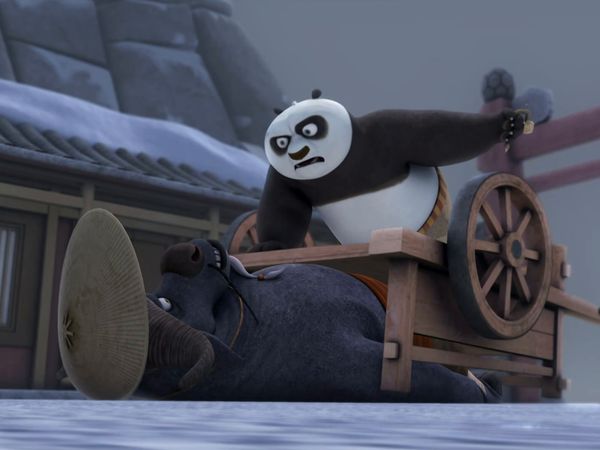 Kung Fu Panda: Lendas do Dragão Guerreiro - Presente tenso