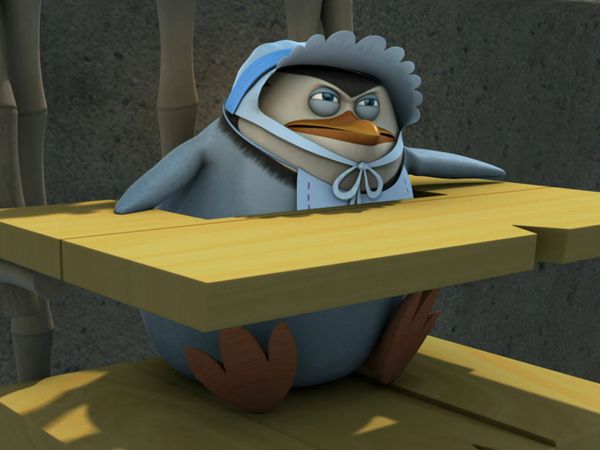 Os Pinguins de Madagascar - Dorme passarinho / Olha a cobra