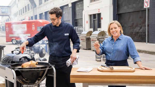 America's Test Kitchen - Grill-Roasted Chicken and Green Beans