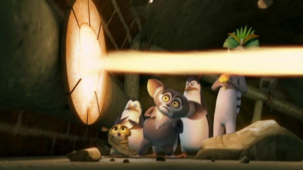 Os Pinguins de Madagascar - O tesouro perdido do esquilo dourado