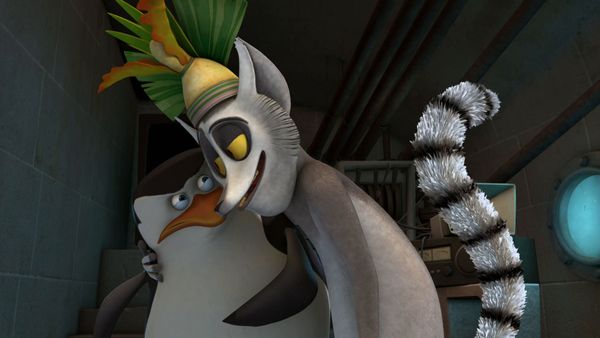 Os Pinguins de Madagascar - Sussurros e golpes / Pincel perigoso