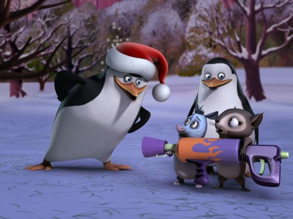 Os Pinguins de Madagascar - A noite toda antes do Natal