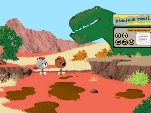 Mouk - La piste des Dinosaures / La Bambouseraie