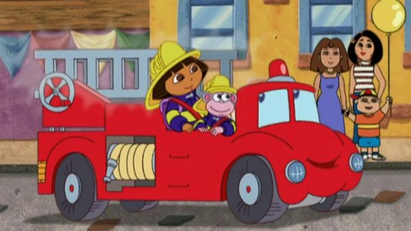 Dora, a Aventureira - Rojo, o carro de bombeiros
