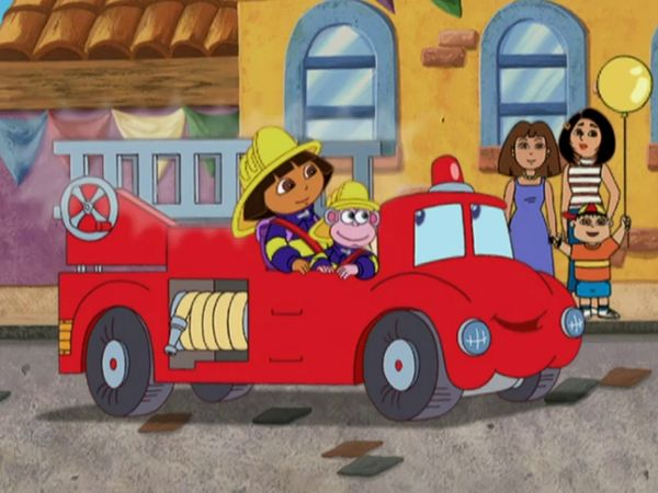 Dora, a Aventureira - Rojo, o carro de bombeiros