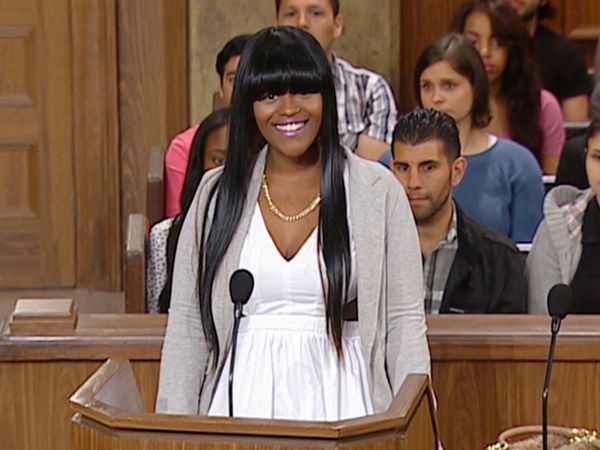 People's Court - Judge And Defendant Go Head To Head