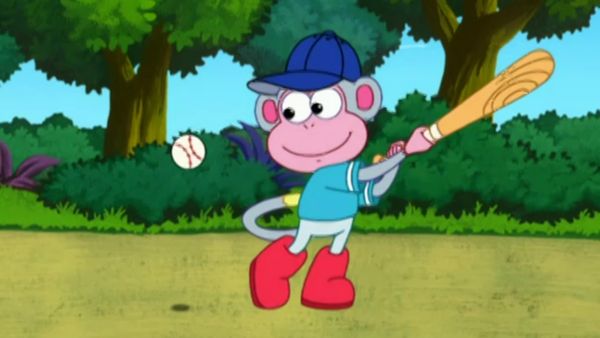 Dora, a Aventureira - Botas joga baseball