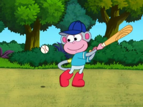 Dora, a Aventureira - Botas joga baseball