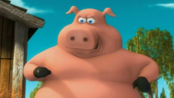 Back at the Barnyard - Cerdo amor / La vaca del Sol