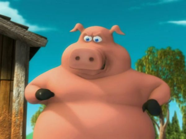 Back at the Barnyard - Cerdo amor / La vaca del Sol