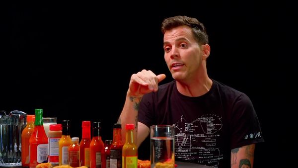 Hot Ones - Steve-O Tells Insane Stories While Eating Spicy Wings