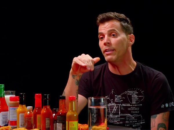 Hot Ones - Steve-O Tells Insane Stories While Eating Spicy Wings