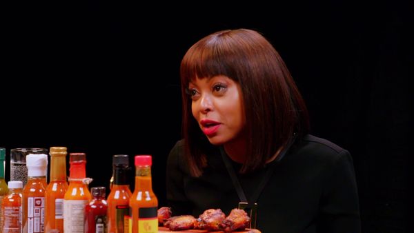 Hot Ones - Taraji P. Henson Needs a Stunt Double to Eat Spicy Wings