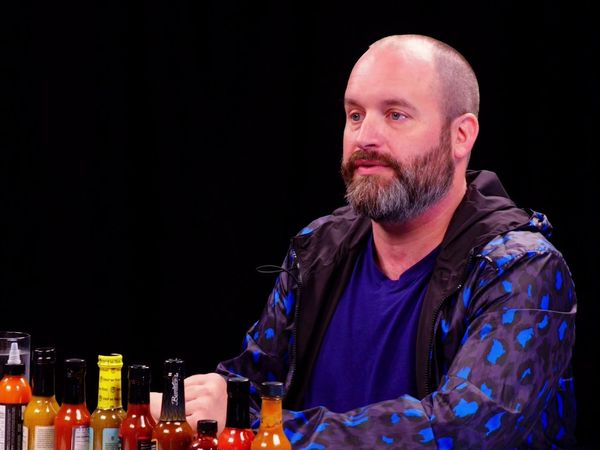 Hot Ones - Tom Segura Tears Up While Eating Spicy Wings