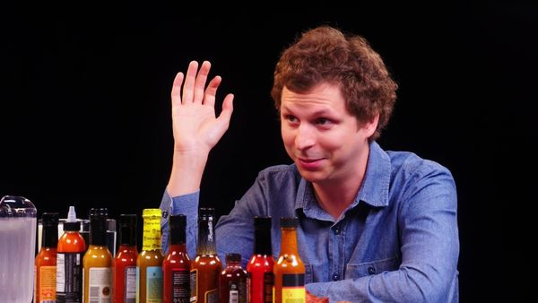 Hot Ones - Michael Cera Experiences Mouth Pains While Eating Spicy Wings