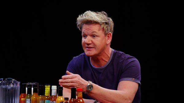 Hot Ones - Gordon Ramsay Savagely Critiques Spicy Wings