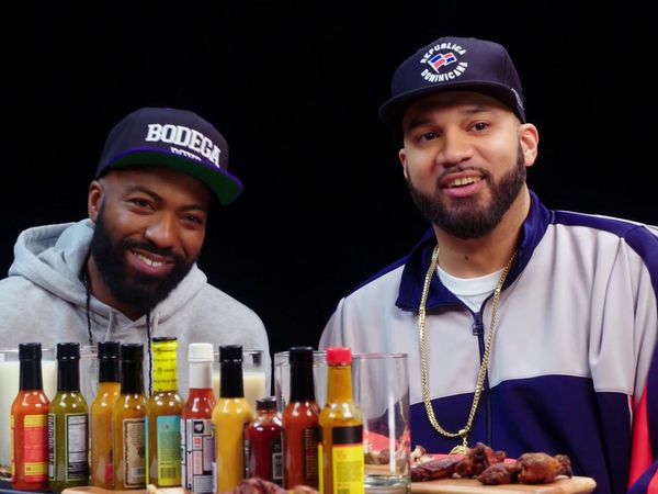 Hot Ones - Desus and Mero Get Smacked By Spicy Wings