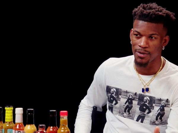 Hot Ones - Jimmy Butler Goes Rocky Balboa on Spicy Wings