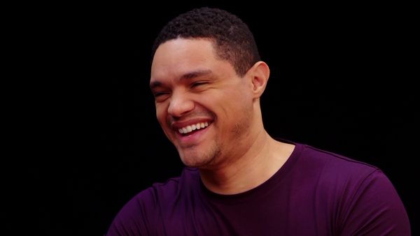 Hot Ones - Trevor Noah Rides a Pain Rollercoaster While Eating Spicy Wings