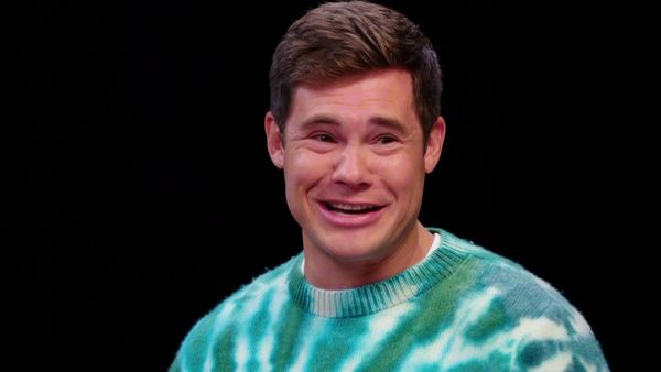 Hot Ones - Adam DeVine Gets Patriotic While Eating Spicy Wings