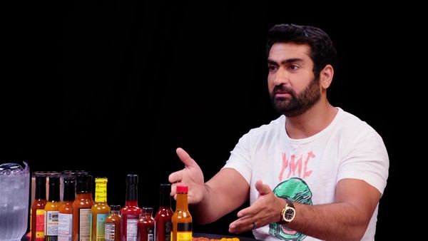 Hot Ones - Kumail Nanjiani Sweats Intensely While Eating Spicy Wings