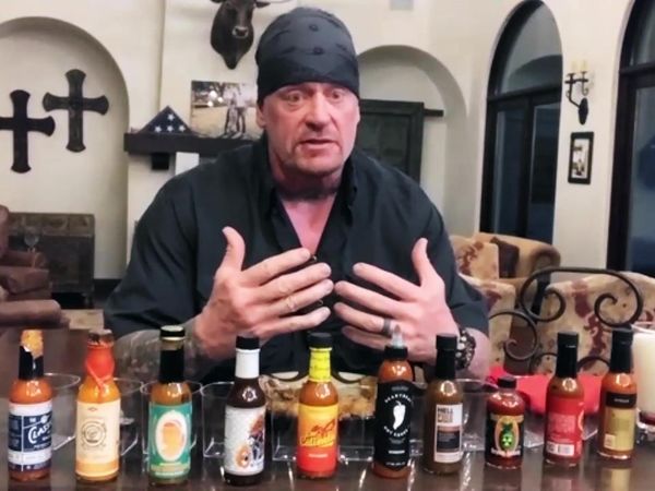 Hot Ones - The Undertaker Takes Care of Business While Eating Spicy Wings