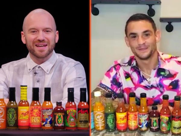 Hot Ones - Dustin Poirier Is Paid in Full While Eating Spicy Wings