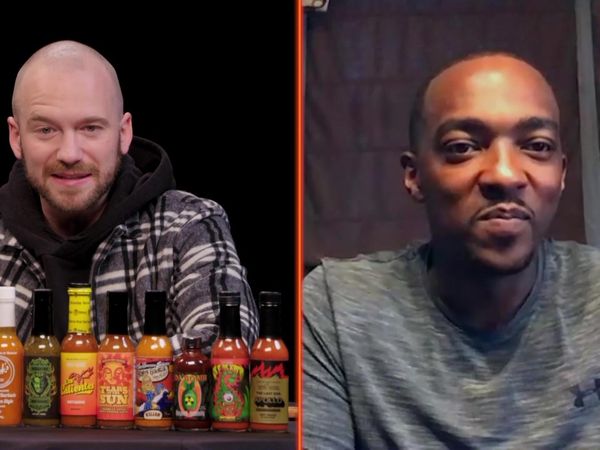 Hot Ones - Anthony Mackie Quotes Shakespeare While Eating Spicy Wings