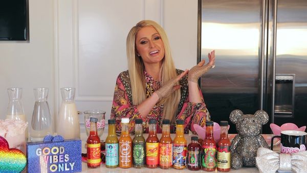 Hot Ones - Paris Hilton Says "That's Hot" While Eating Spicy Wings