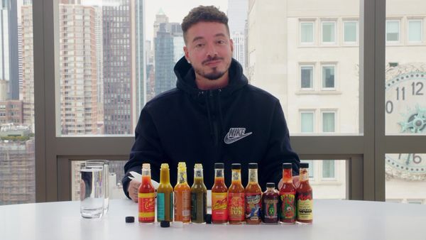 Hot Ones - J Balvin Meets the Devil While Eating Spicy Wings